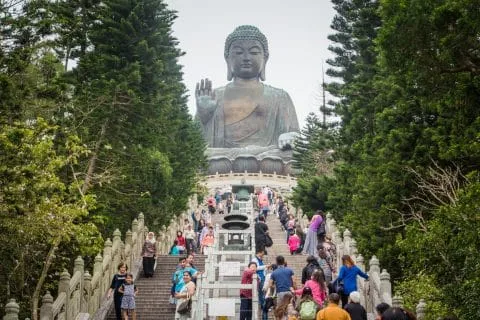 buddha tian tan - lantau island hong kong