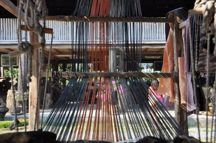 gold textile museum - si satchanalai - thailand