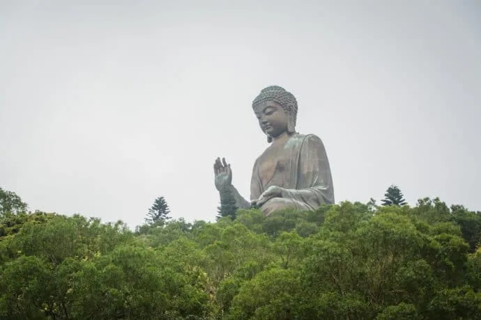 tian tan buddha - lantau island hong kong