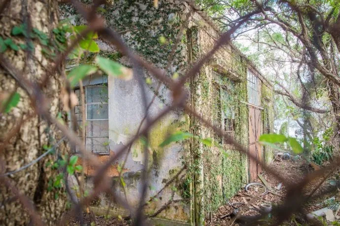 abandoned house tai o village - lantau island hong kong