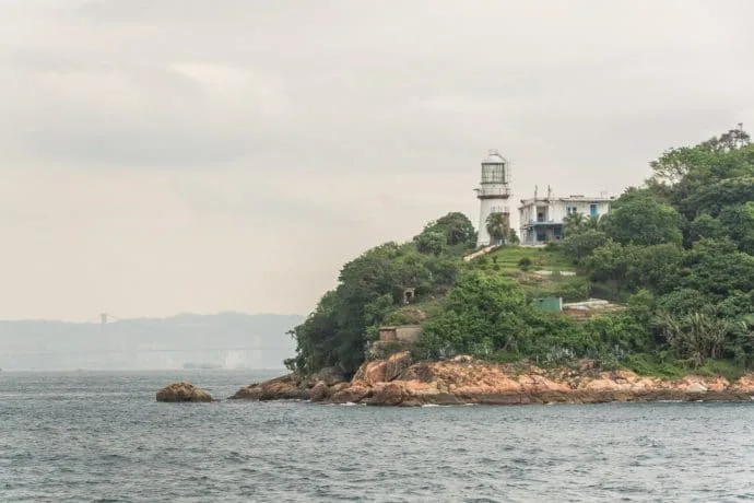 a lighthouse south of hong kong