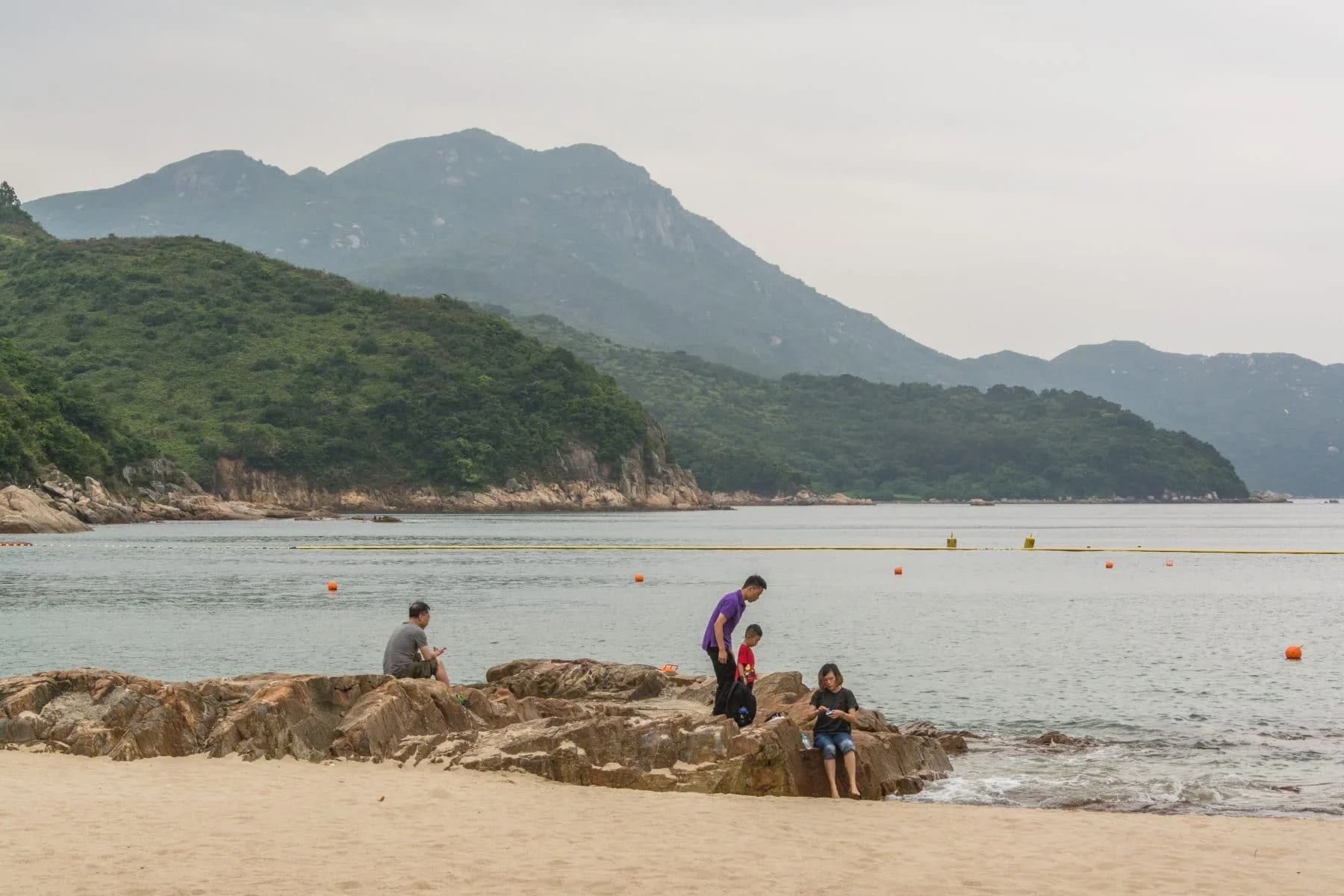 hung shing ye beach - lamma island - hong kong