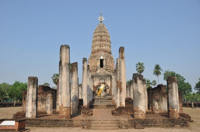 prang wat phra si rattana mahathat - si satchanalai - thailande