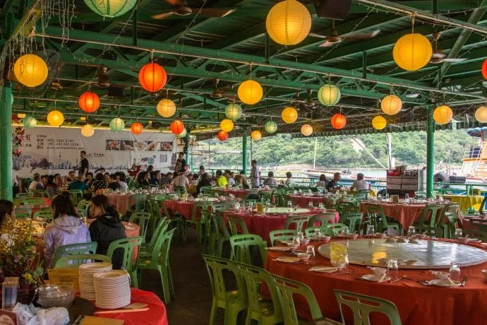 seafood restaurant - lamma island - hong kong