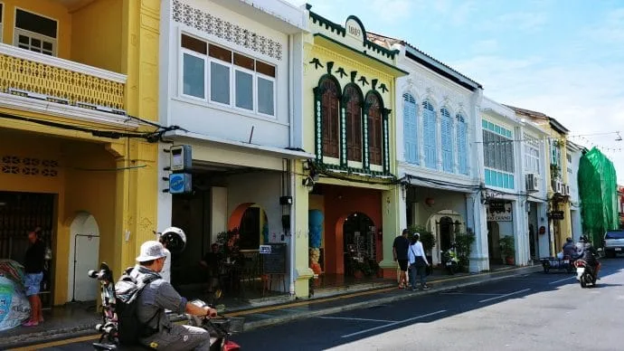 phuket town street - thailand
