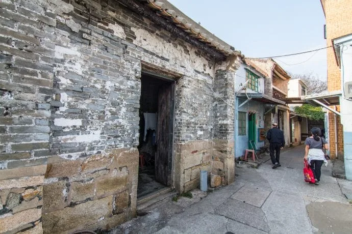tai o village street - lantau island hong kong