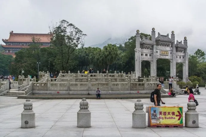 tian tan buddha site - lantau island hong kong