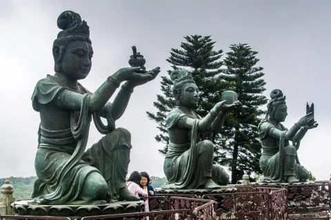 tian tan statue - lantau island hong kong