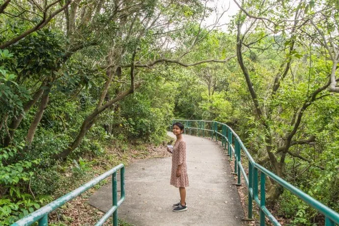 on lamma island trail - hong kong