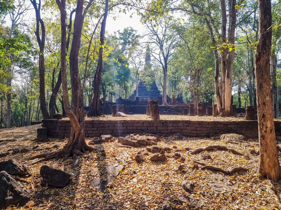 wat chedi ean en peripherie du parc historique de si satchanalai