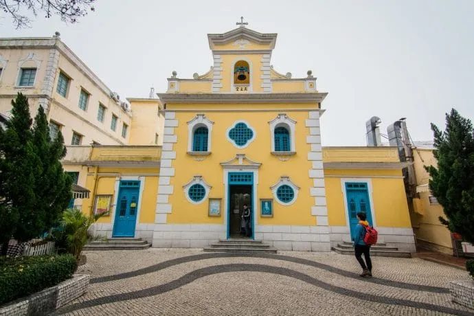 chapel st francis xavier village coloane - macao