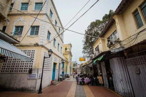 behind chapel village coloane - macao