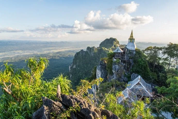at the top of wat chalerm phrakiat lampang