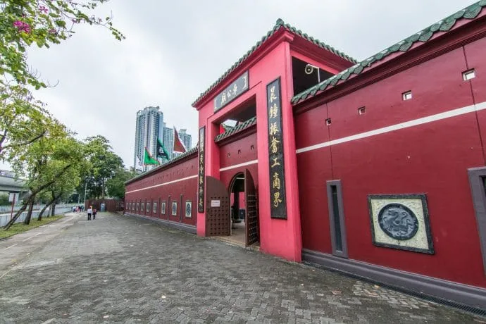 facade che kung temple - hong kong