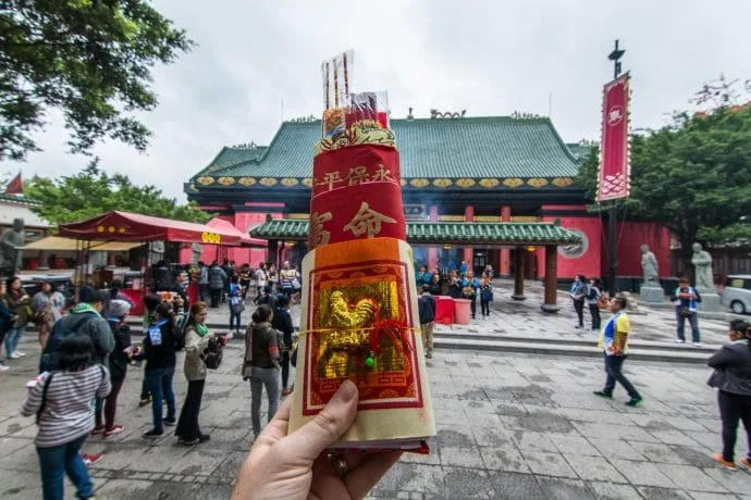che kung temple offering kit - hong kong