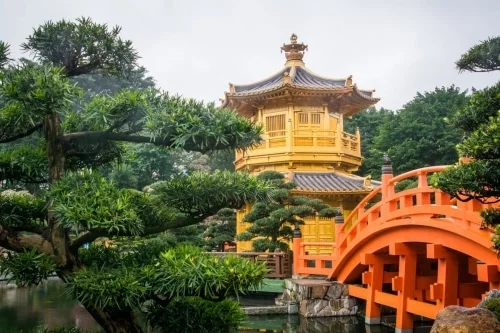 golden pavilion gardens nan lian - hong kong