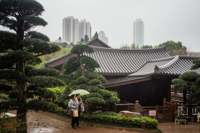 rain gardens nan lian - hong kong