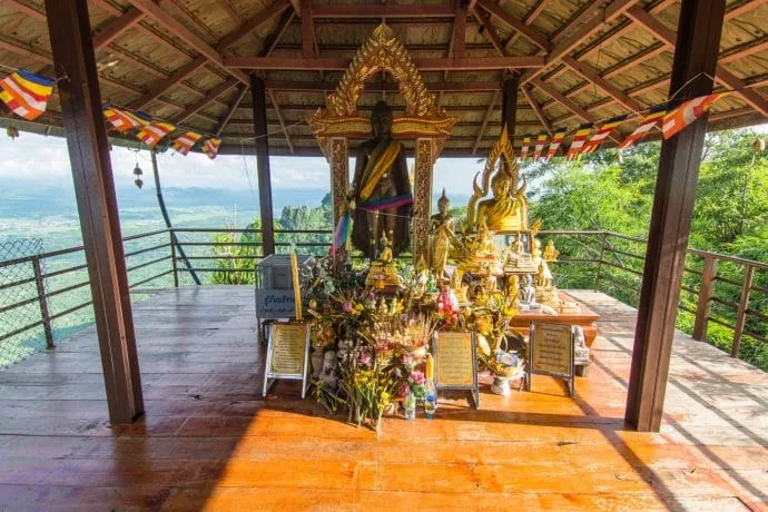 buddha statue wat phra bat phu pha daeng - thailand
