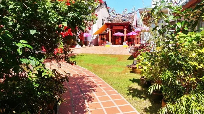 chinese temple shrine serene light phuket town