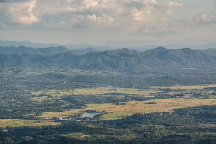 valley mountain north lampang thailand