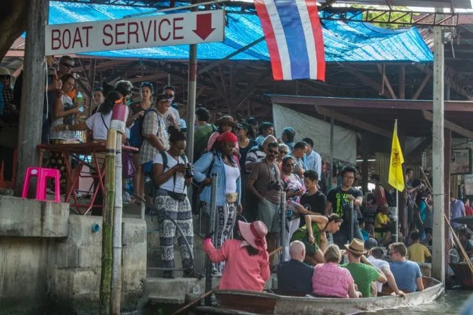 arrival tour operators floating market damnoen saduak