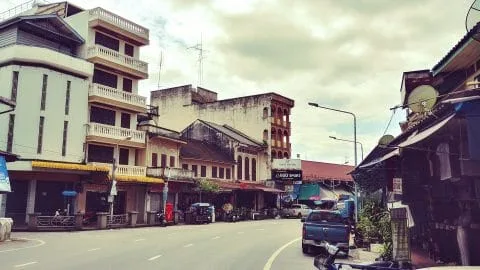 ratchadamnoen avenue trang town - thailand