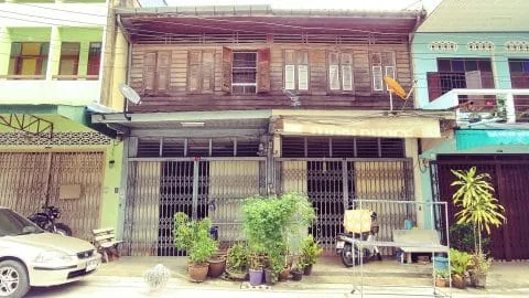 wooden house city trang - thailand