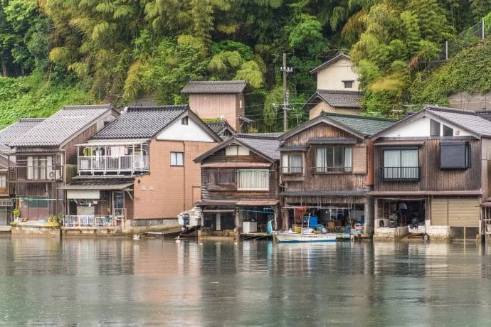 funaya village ine houses - japan