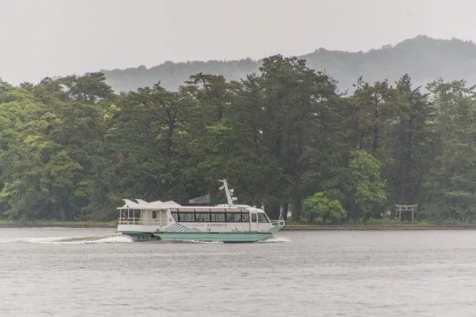 amanohashidate japan boat shuttle