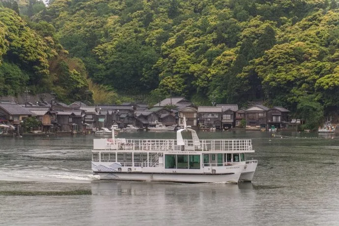 ine village boat shuttle - japan