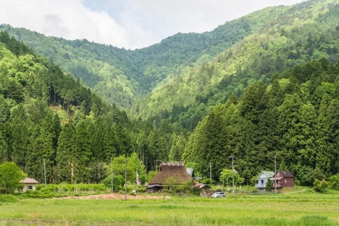 landscape village miyama kayabuki-no-sato - kyoto prefecture japan