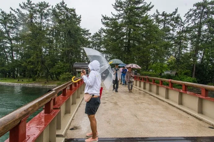 amanoshidate removable bridge japan