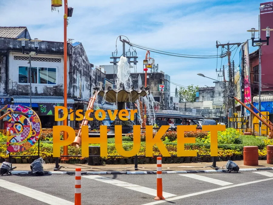roundabout Suriyadej Circle ranong road phuket town