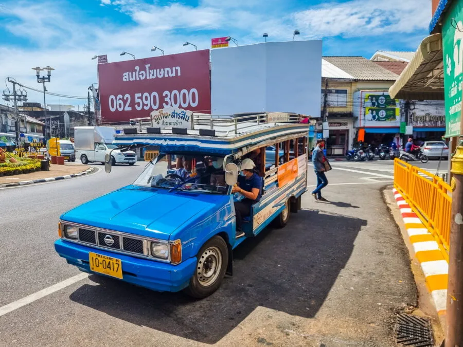 songthaew crossroads ranong road phuket town