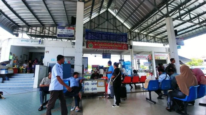 bus station city trang - thailand