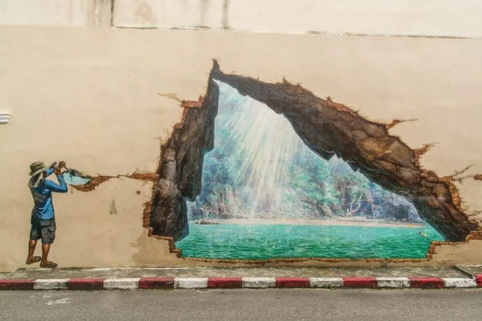street art town trang - thailand