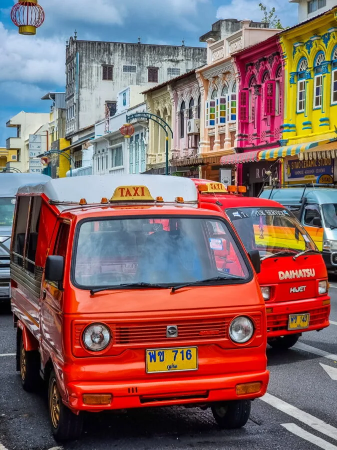 taxi van phuket town