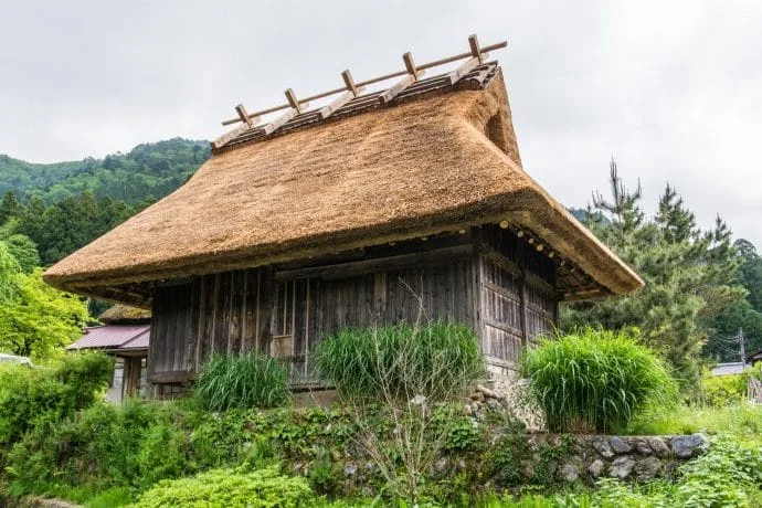 thatched roof village miyama kayabuki-no-sato - kyoto prefecture japan