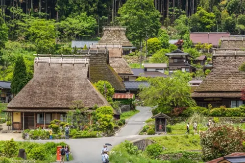 village miyama kayabuki-no-sato - kyoto prefecture japan
