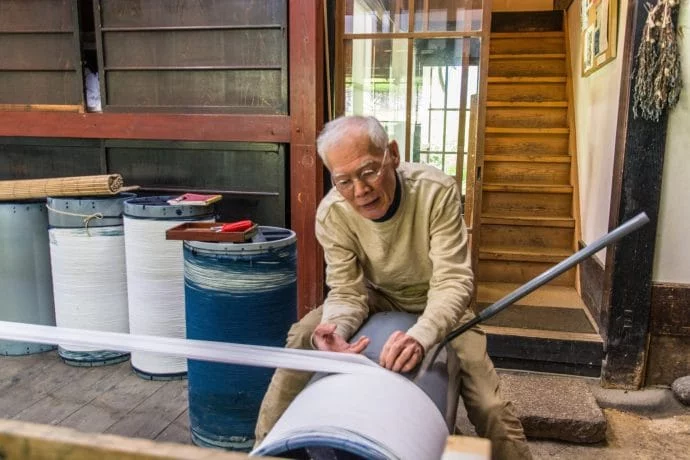 visite little indigo museum village miyama kayabuki-no-sato - kyoto prefecture japon