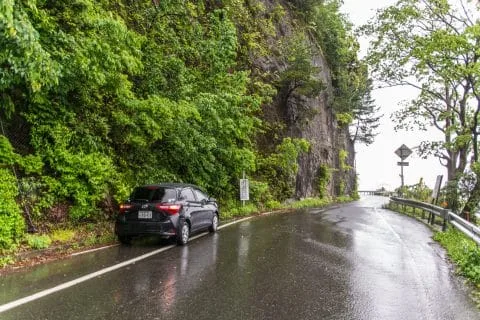 car rental stop ine - japan