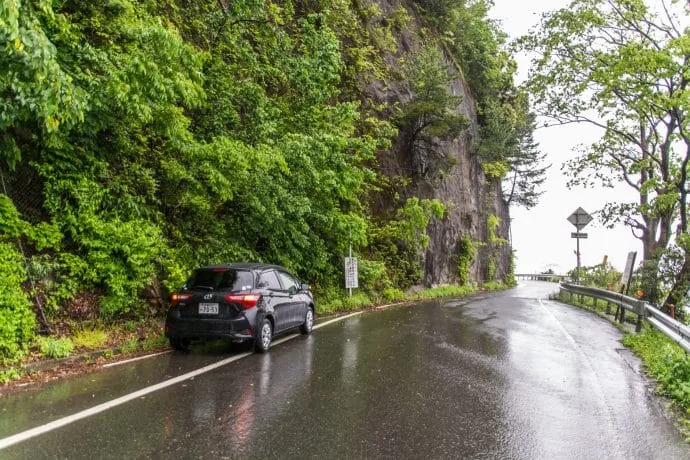 car rental stop ine - japan