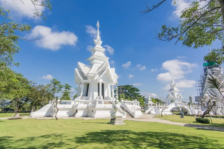 secondary building without finishing wat rong khun chiang rai