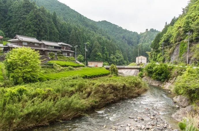 beautiful house downhill wazuka mountain - kyoto prefecture japan