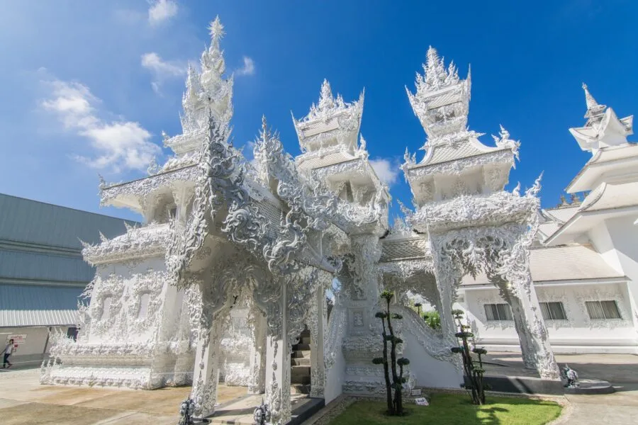 crematorium white temple wat rong khun chiang rai