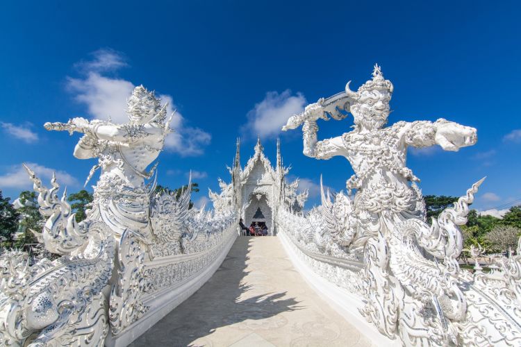 heaven gate passage white temple wat rong khun chiang rai
