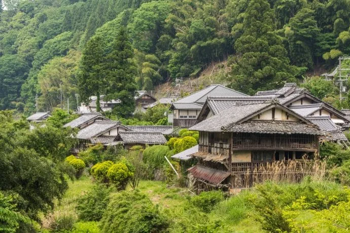 wazuka mountain descent village - kyoto prefecture japan