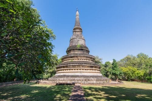 chedi wat umong - chiang mai