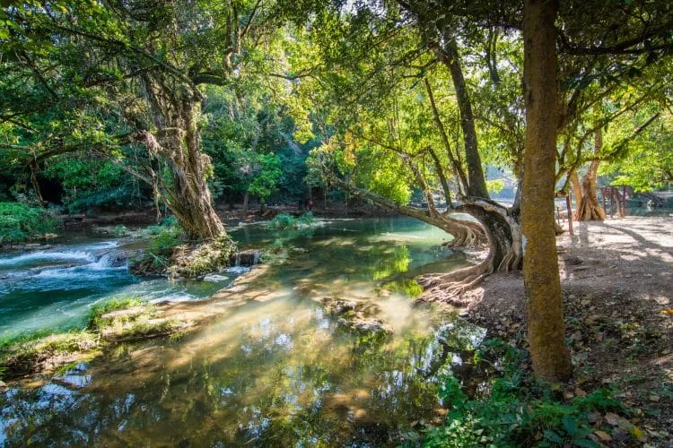 chet sao noi waterfall khao yai national park - thailand