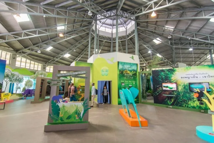 interior visitor center khao yai national park - thailand